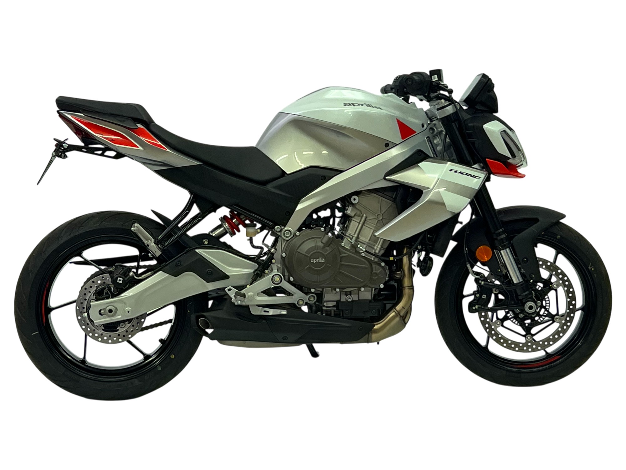 alpha Technik Kennzeichenhalter Edelstahl schwarz für Aprilia RS 457 / Tuono 457 ab 2024-