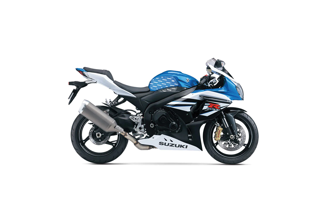 Stompgrip schwarz, Icon, für Suzuki GSX-R1000, 2009-2016