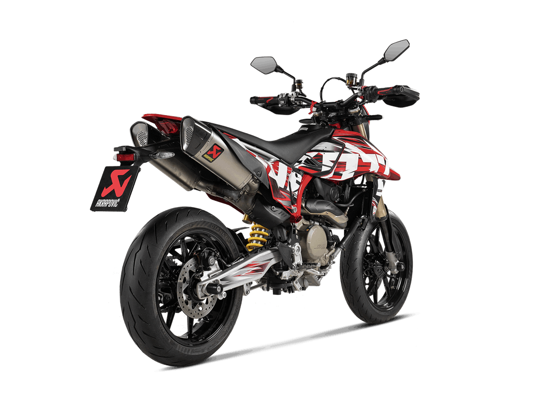 Akrapovic Slip-On Line (Titanium) Auspuff für Ducati Hypermotard 698 Mono / RVE,  Modelljahr 2024-2025
