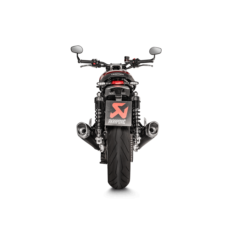 Akrapovic Slip-On Line (Titan) für Triumph Speed Twin Modelljahr 2019-2020 / Triumph Thruxton 1200 / R /RS Modelljahr 2016-2020