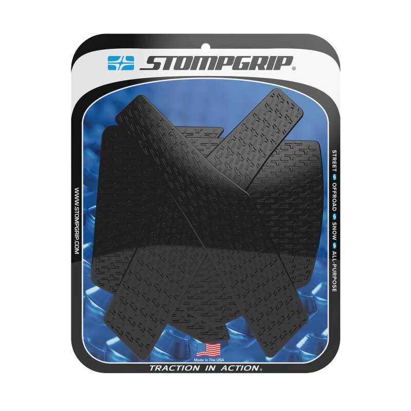 Stompgrip Tank Pad schwarz, Icon, Streetbike Tank Kit - Tank Seiten, für Honda CRF300L, CRF300LRA Rally, 2018-2026