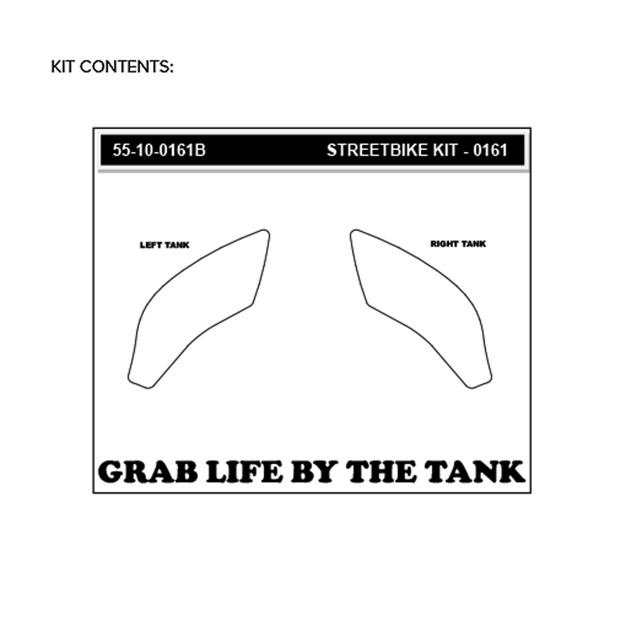 Stompgrip schwarz, Volcano, für Honda CB300R / CB(R)650R, 2019-2026