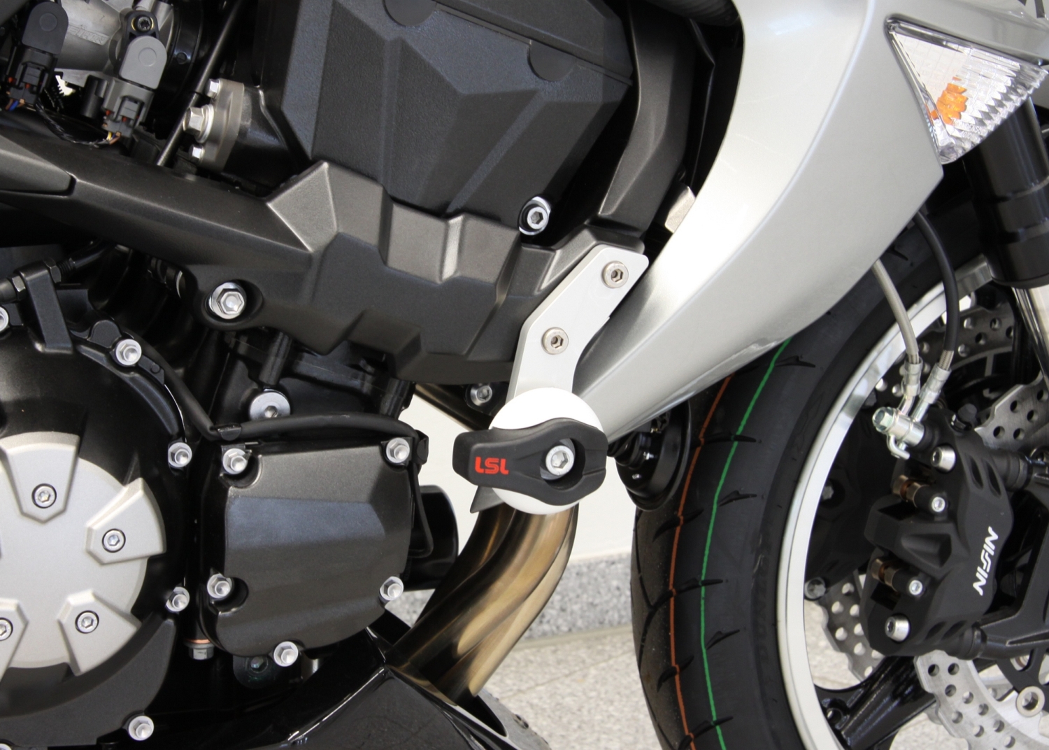 LSL Crash Pad Befestigungskit für Kawasaki Z750/R  2007- , Z1000,  2007-2009