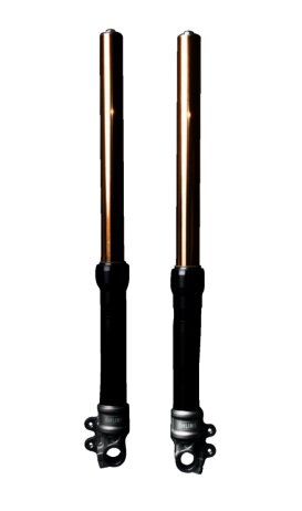 Öhlins Retro 43 Universal Telegabel FG 631, goldenes Innenrohr