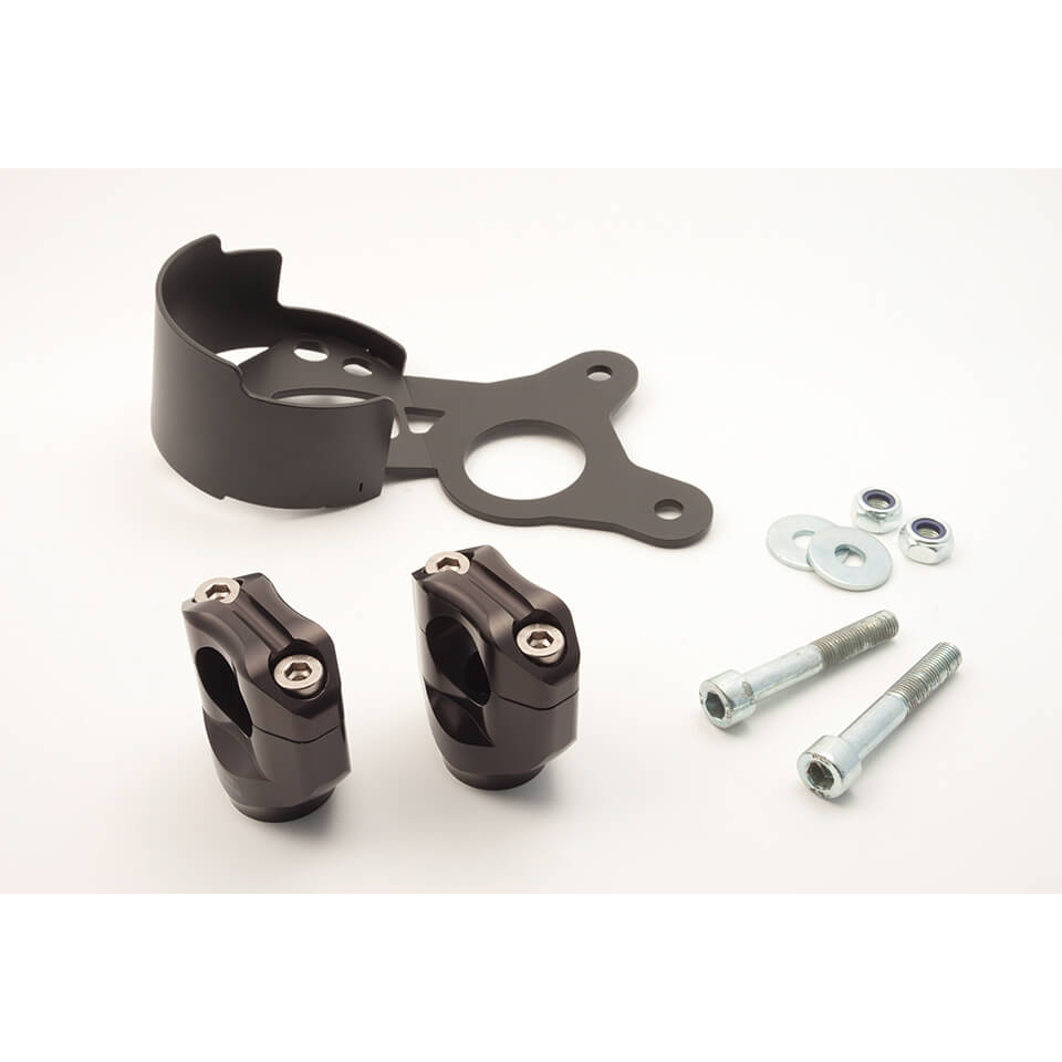 LSL Klemmbock-Kit 28,6 mm, für Yamaha XSR700,  2016- , schwarz