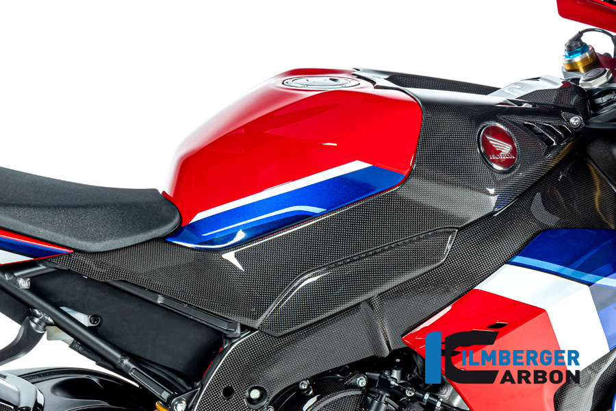 Ilmberger Carbon Tankseitendeckeleinsatz rechts, glänzend, für Honda CBR1000RR-R Fireblade (SP), SC82, ab 2020-