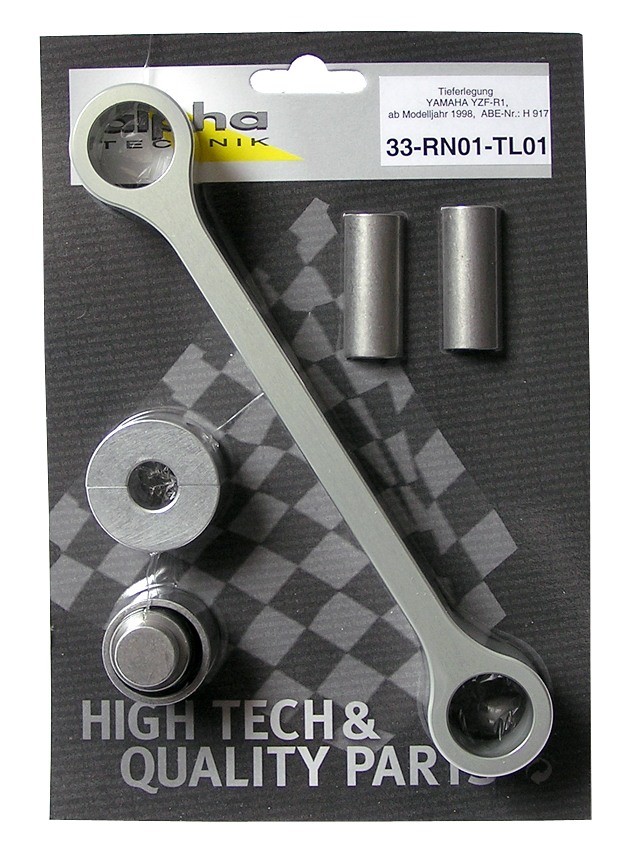 alpha Technik Tieferlegungssatz 30mm für Yamaha YZF1000R1; Typ RN01; Modelljahr 1998-2001