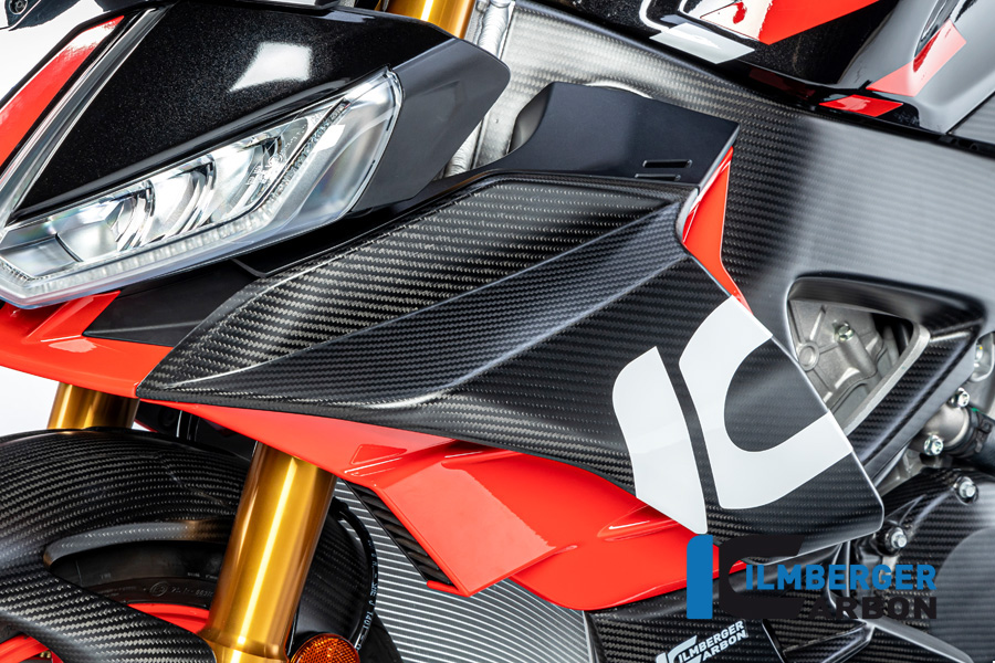 Ilmberger Carbon Winglet / Verkleidungsseitenteil links matt für Aprilia Tuono V4 2021-