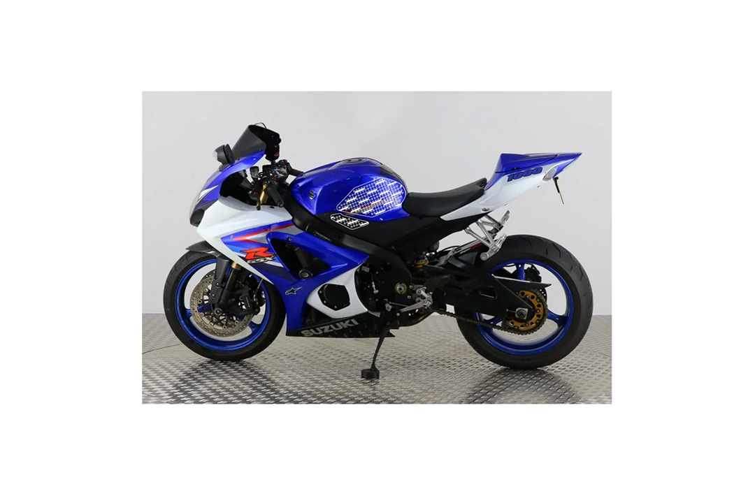 Stompgrip schwarz, Icon, für Suzuki GSXR1000, 2007-2008