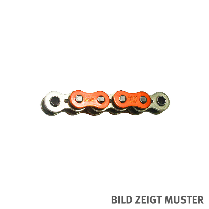 Kette ENUMA MVXZ-2 520, ideale OEM-Ersatzkette - 114 Glieder - Farbe Orange metallic