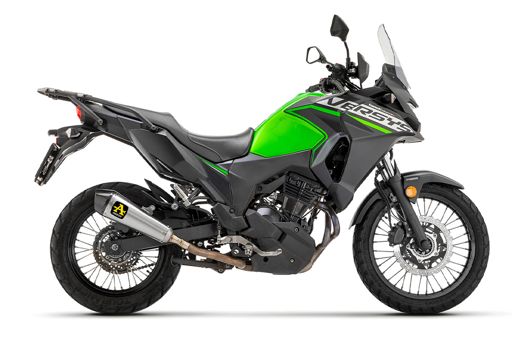 ARROW Auspuff X-KONE NiChrom für Kawasaki Versys-X 300 Modelljahr 2017-2020