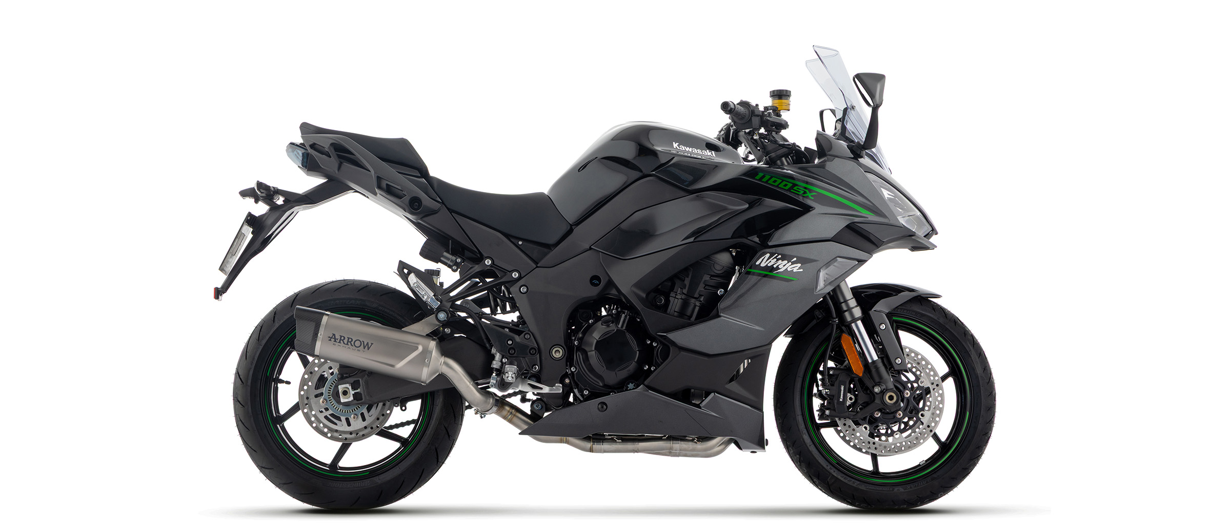 ARROW Auspuff INDY RACE EVO Titan für Kawasak Ninja 1100 SX Modelljahr 2025-