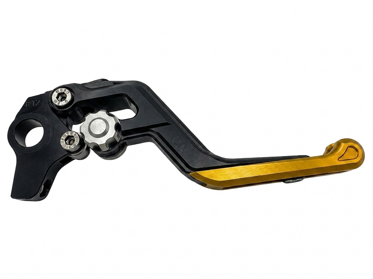 LSL ERGONIA Bremshebel R21 Schwarz/Silber/Gold