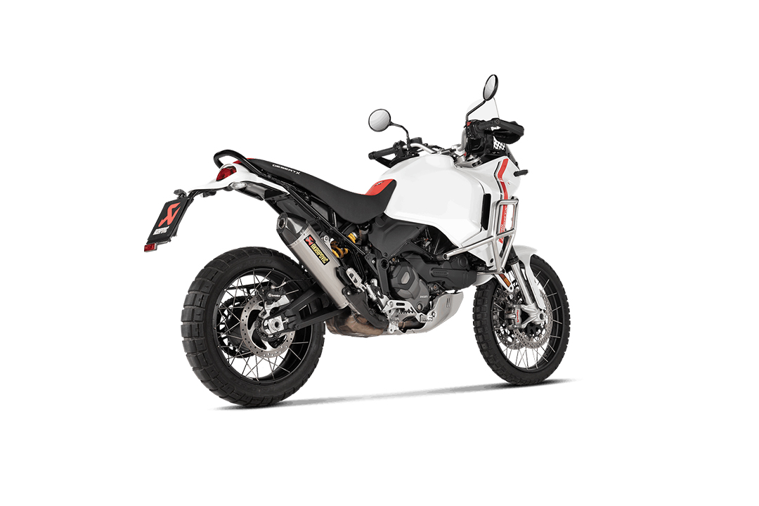 Akrapovic Slip-On Line (Titanium) Auspuff für Ducati DesertX, Typ 1X, Modelljahr 2022-