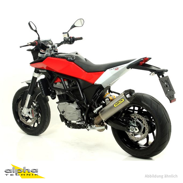 ARROW Auspuff WORKS für Husqvarna Nuda 900 2012-2013, Titan