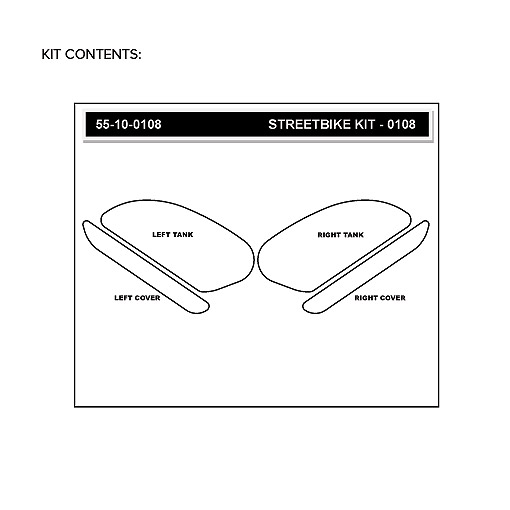Stompgrip hybrid, Icon, für Kawasaki Ninja H2/R, 2015-2022