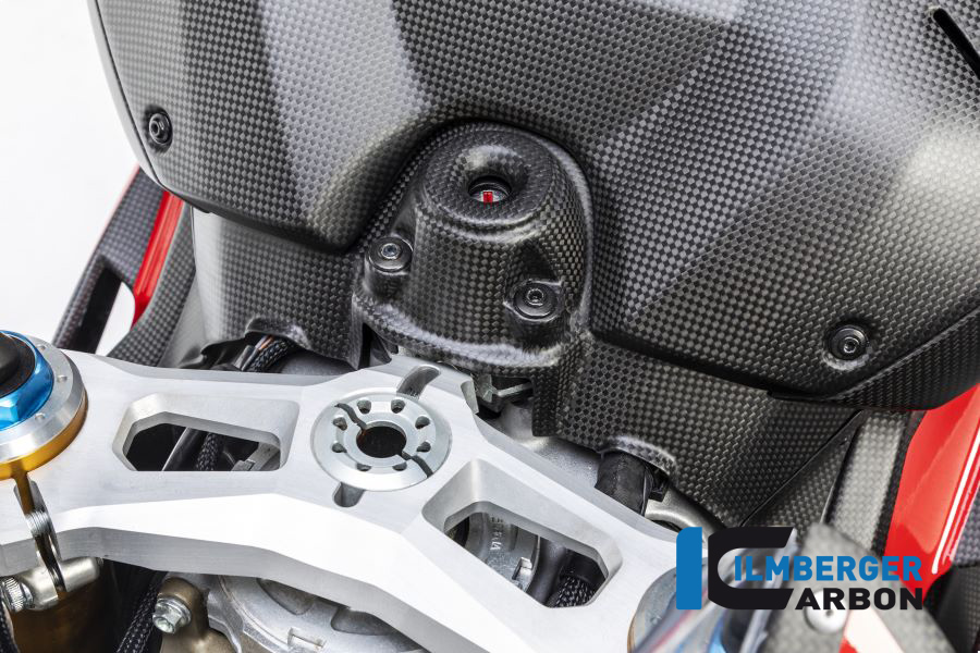 Ilmberger Carbon Zündschlossabdeckung matt Ducati V4 / V4 S / V4 R