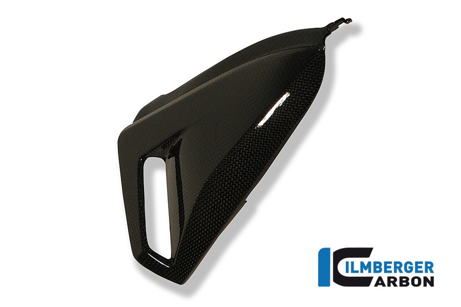 Ilmberger Carbon Seitendeckel unterm Sitz links, Carbon