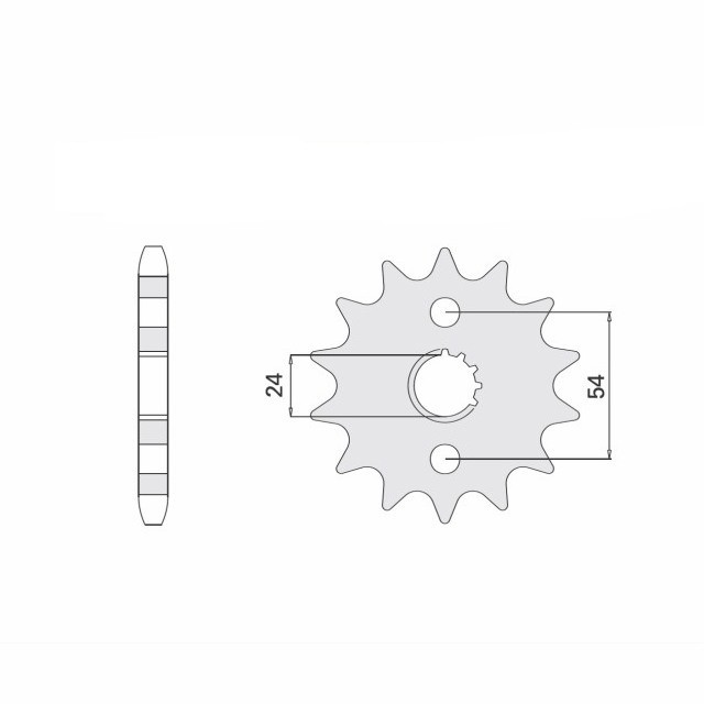 DID Kettensatz mit 530VX3 Kette, Farbe standard, für Kawasaki ZZR1100, Modelljahr 1993-1994