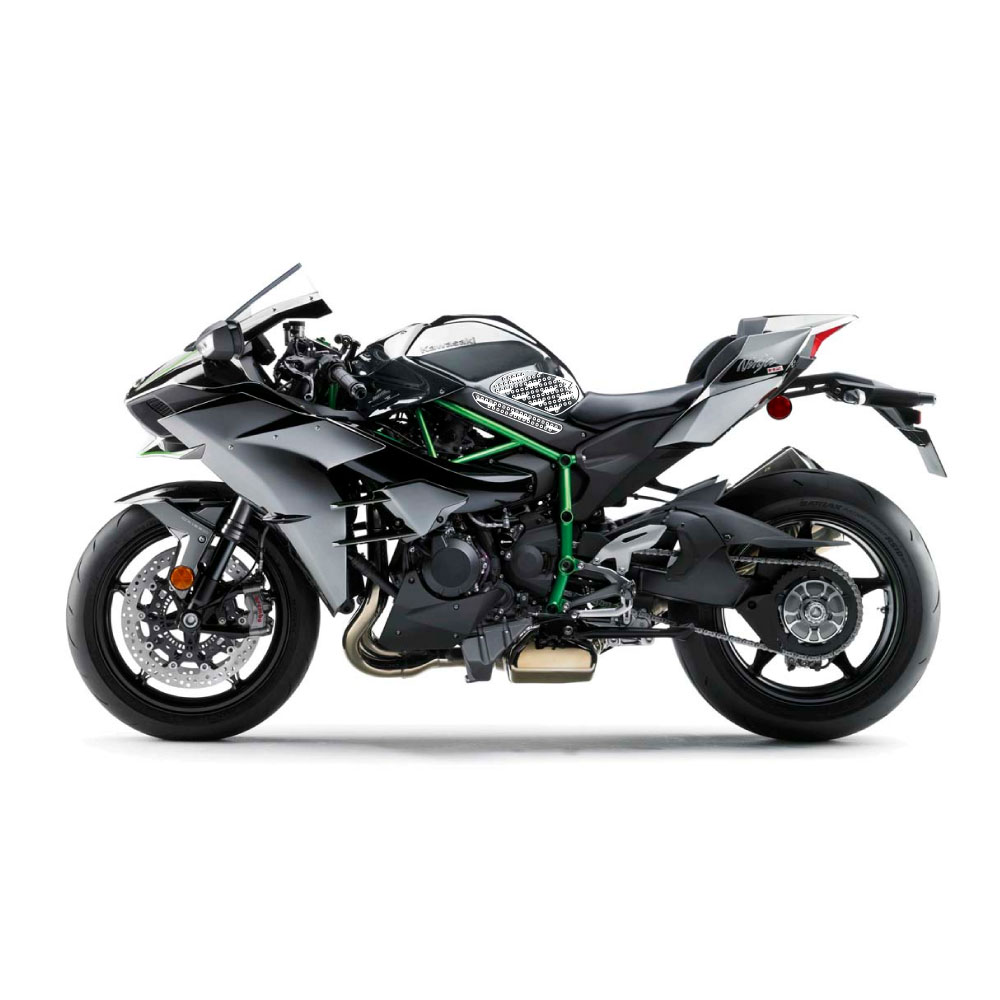 Stompgrip hybrid, Volcano, für Kawasaki, Ninja H2 (R, Carbon), 2015-2026