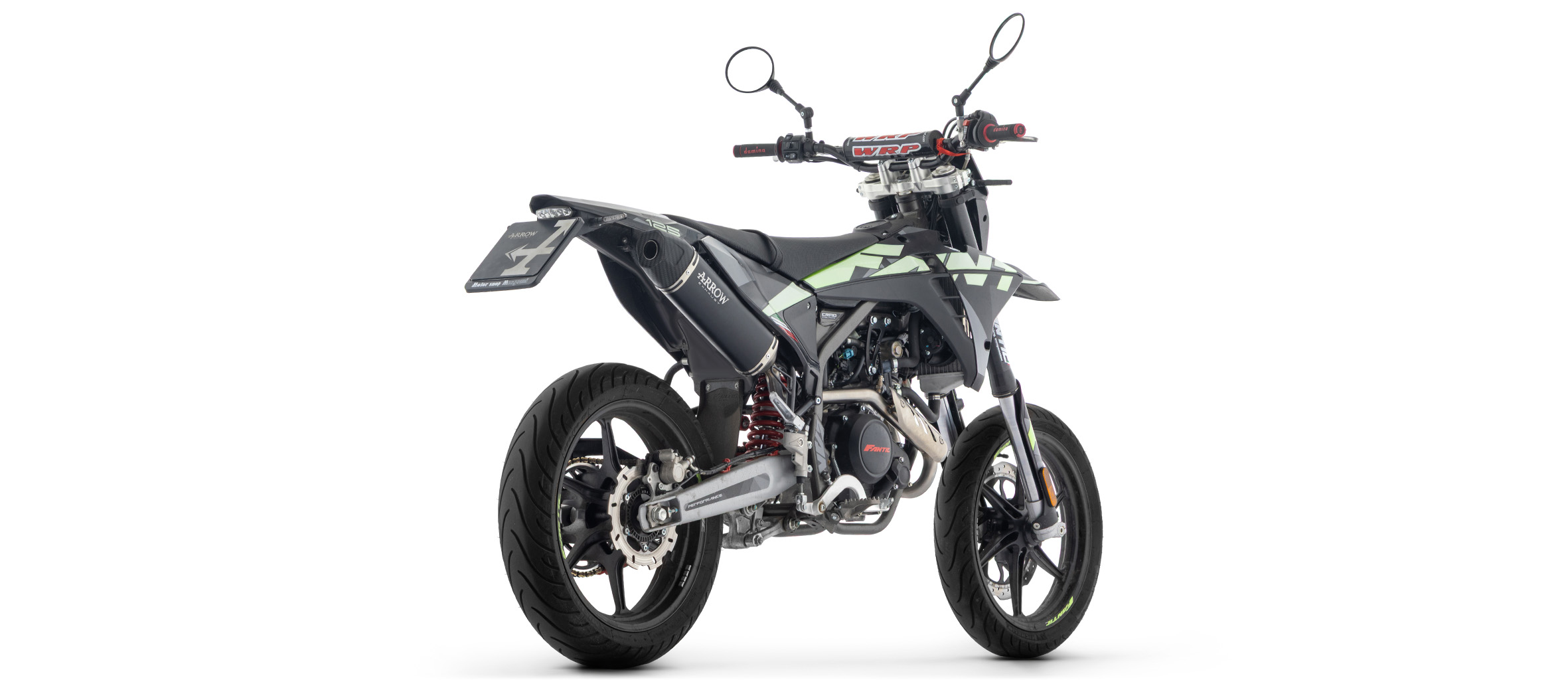 ARROW Auspuff DARK Icon für Fantic XEF / XMF 125 ab Modelljahr 2025-