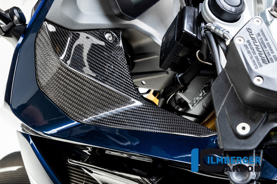 Ilmberger Carbon Abdeckung links neben Cockpit, glänzend, BMW R1250RS 2019-