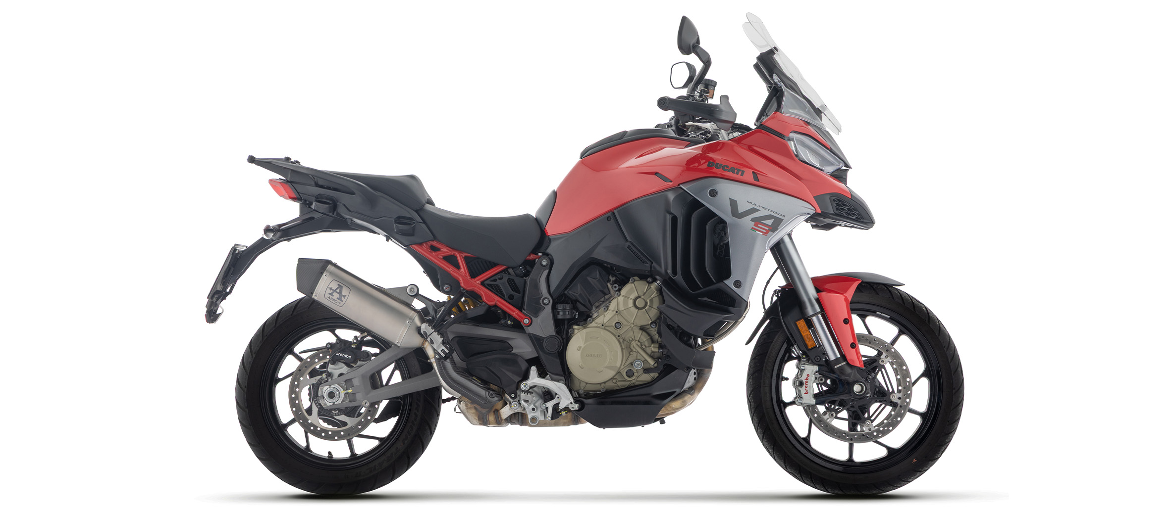 ARROW VELOCE DARK Slip-On schwarz Titan Ducati Multistrada V4, V4S, 2025-