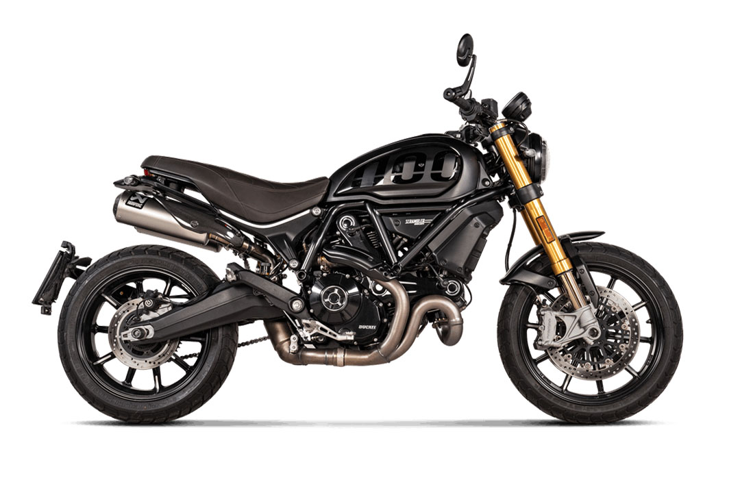 Akrapovic Slip-On Line (Titanium) für Ducati Scrambler 1100 ab Modelljahr 2021-