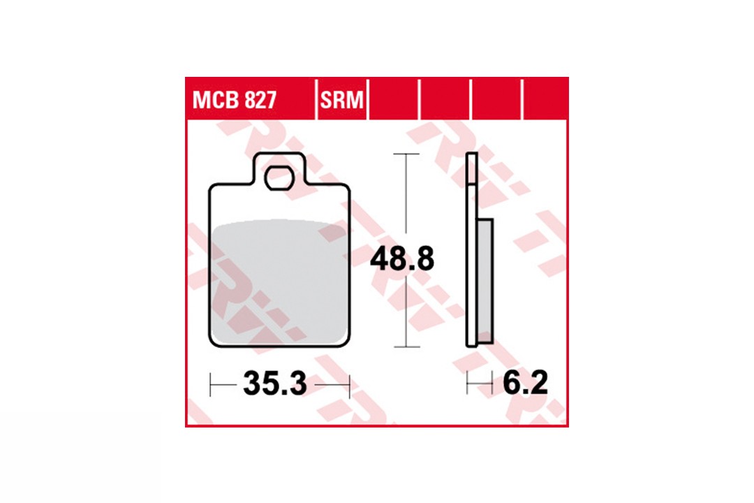 TRW Bremsbelagsatz MCB827EC