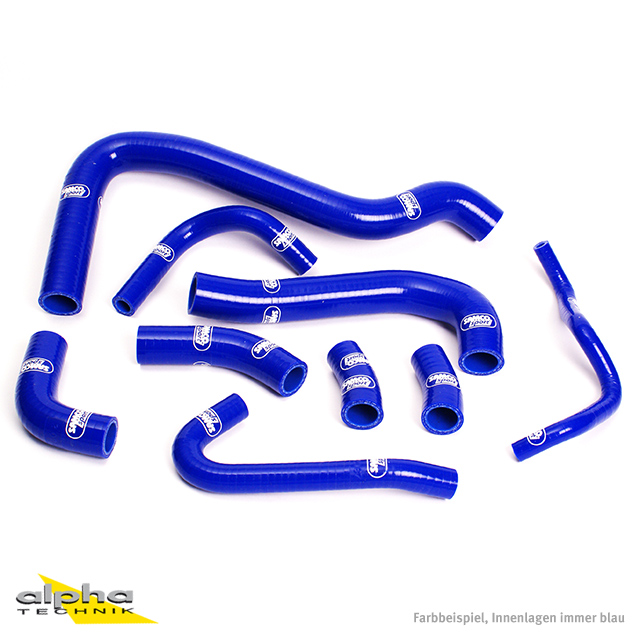 SAMCO SPORT Siliconschlauch Kit blau für Suzuki TL1000R Modelljahr 1998-2003
