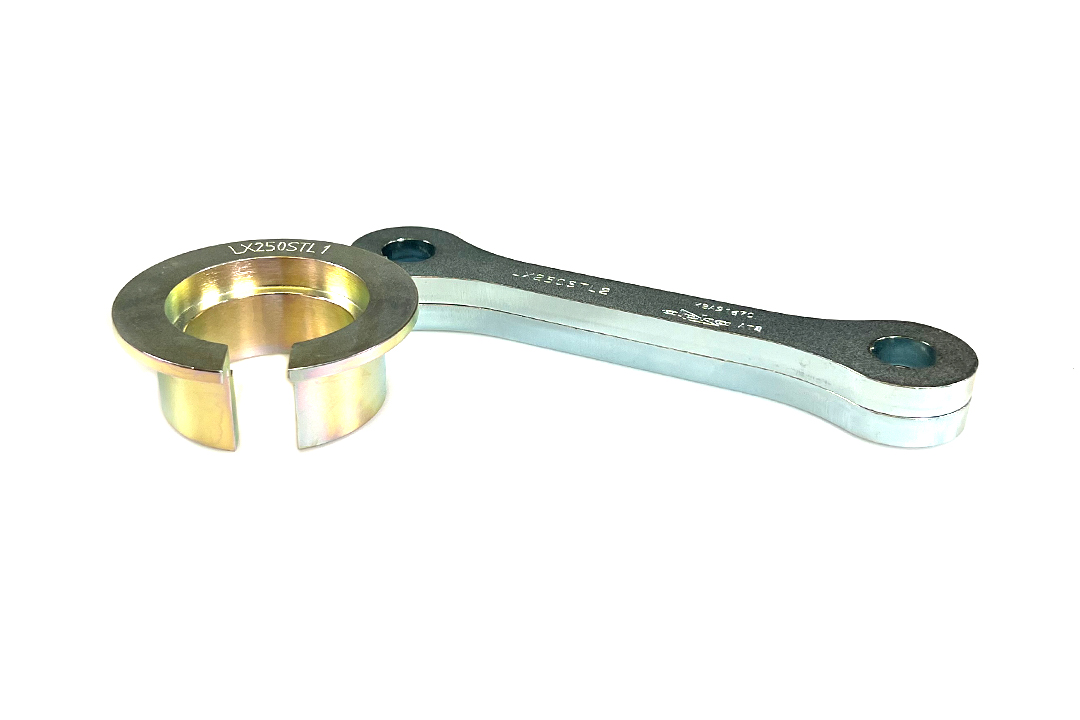 alpha Technik Tieferlegungssatz 40mm für Kawasaki KLX250; Typ LX250S; Modelljahr 2009-