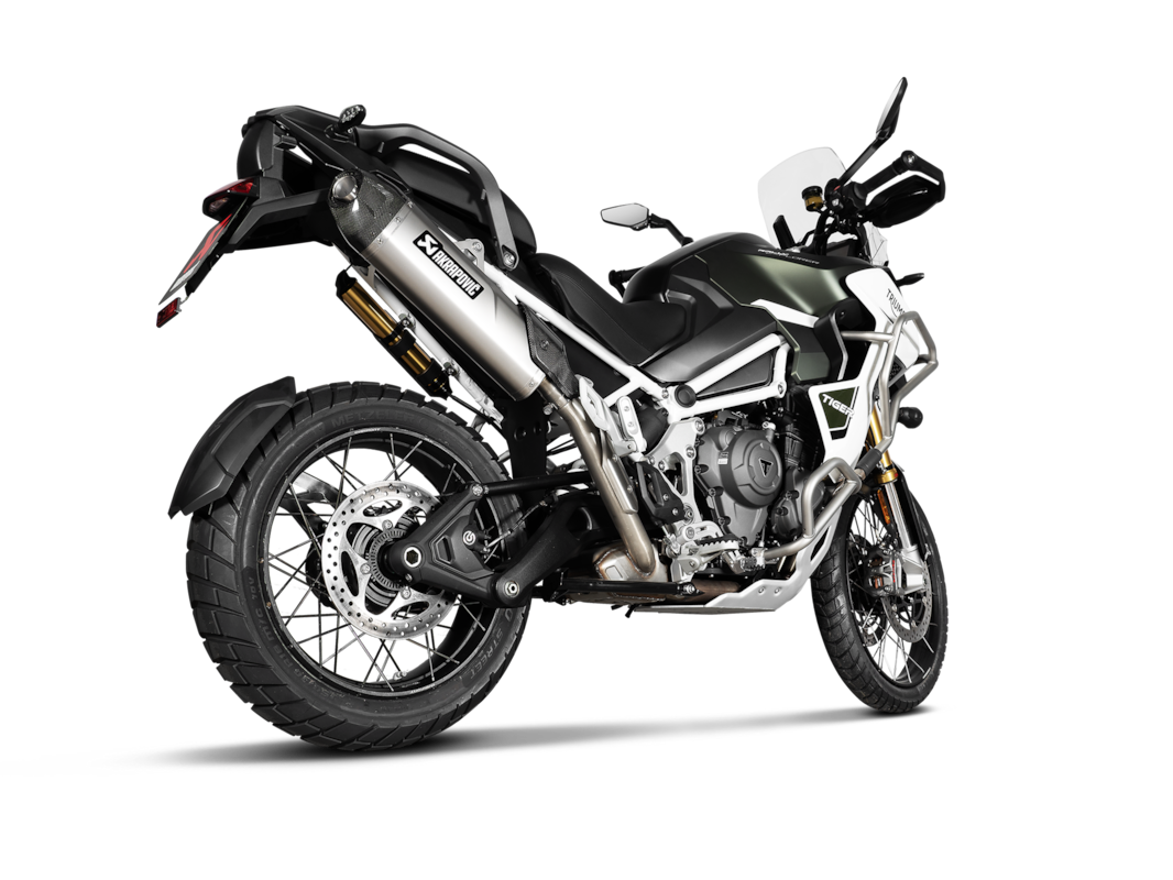 Akrapovic Slip-On Line (Titanium) Auspuffanlage für Triumph Tiger 1200 GT, Rally,  2022-2024