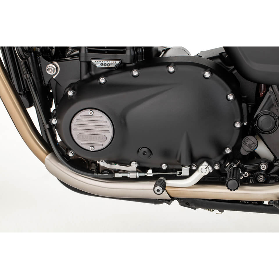 LSL CLUBMAN Gehäusedeckel links, für Triumph Street Twin, titan