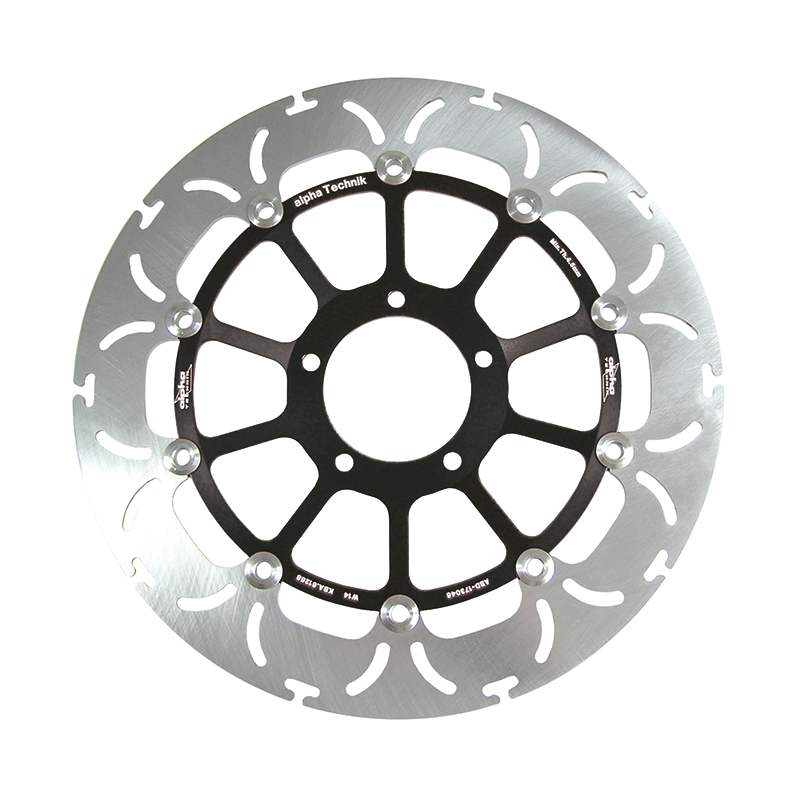 alpha Technik Bremsscheibe Omega-Design ABD33, vorne für Honda CBR, GL, VFR, XL