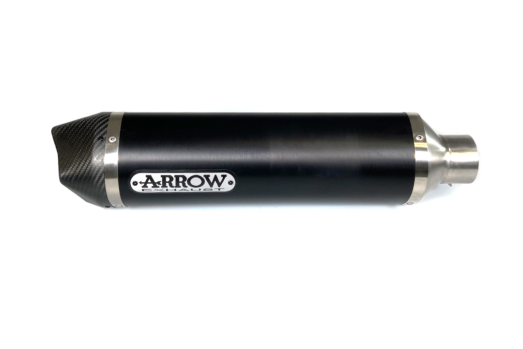 ARROW Auspuff RACE TECH für Yamaha T-Max 530 2017- und T-Max 560 2020- aus Aluminium, schwarz