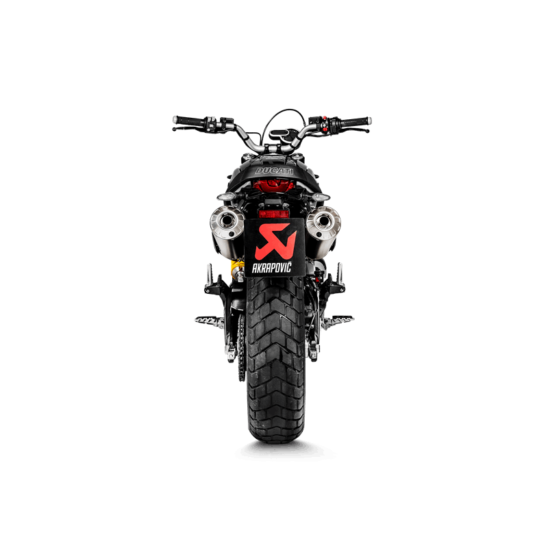 Akrapovic Slip-On Line Hitzeschutzschild (Titanium) Ducati Scrambler 1100 Modelljahr 2018-2020