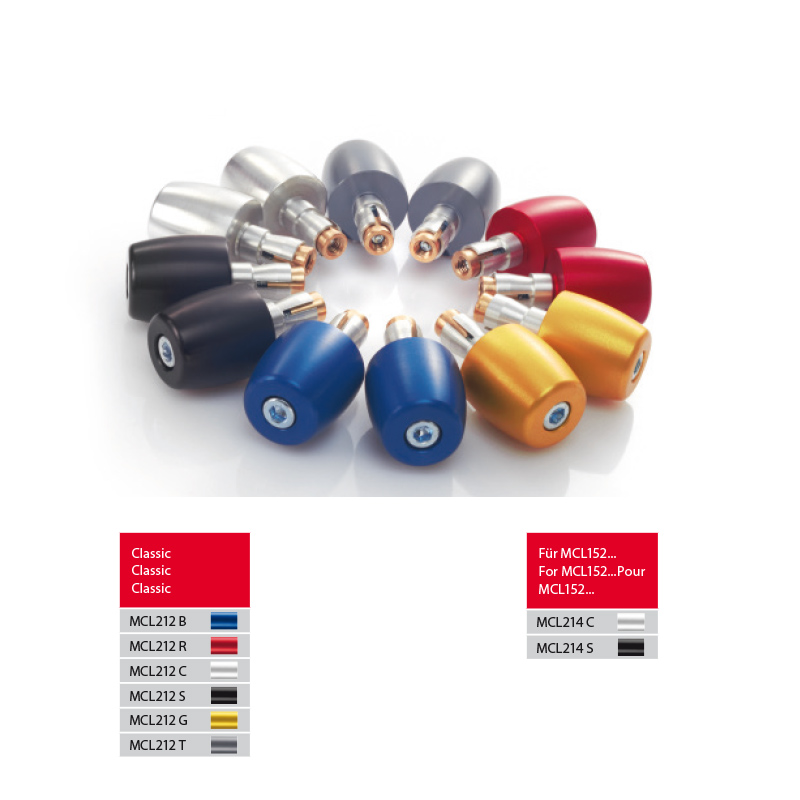 TRW Lenkerenden Classic MCL212-C Aluminium, silber eloxiert