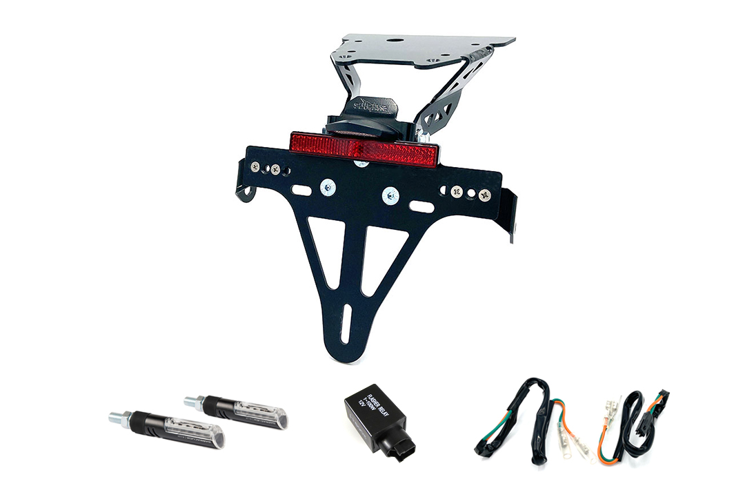 Kennzeichenhalter-Blinker-Kit IDEA für Honda NC700S/750S Typ RC61/70 ab Modelljahr 2012 (Hinten)