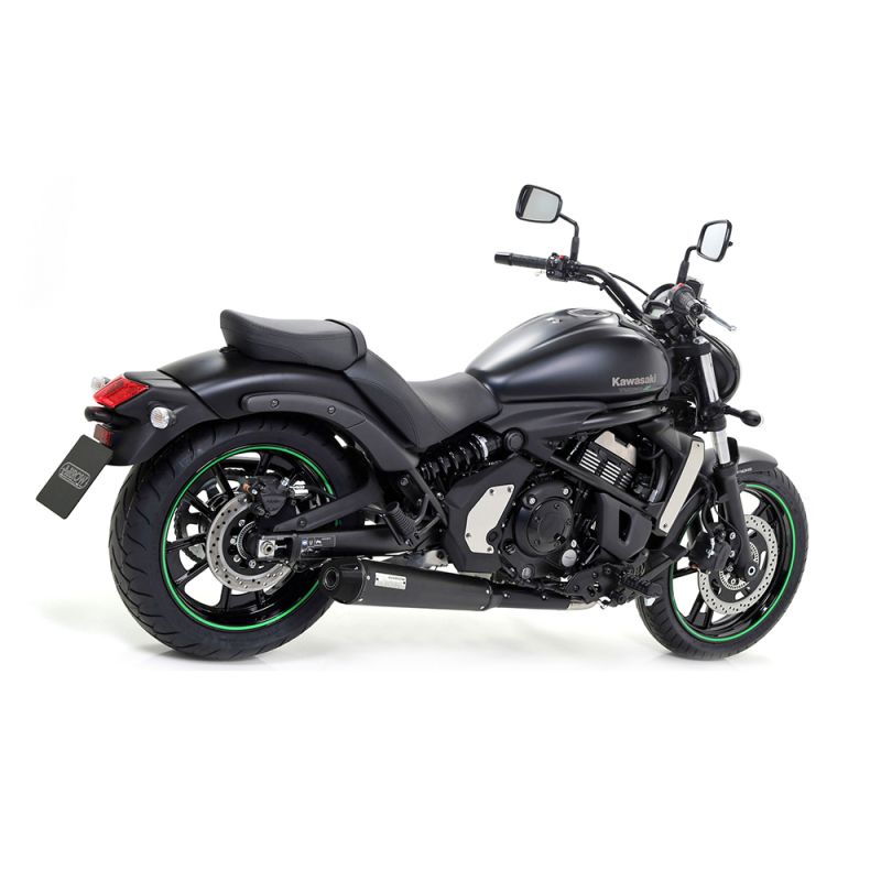 exhaust arrow rebel dark kawasaki vulcan s 650